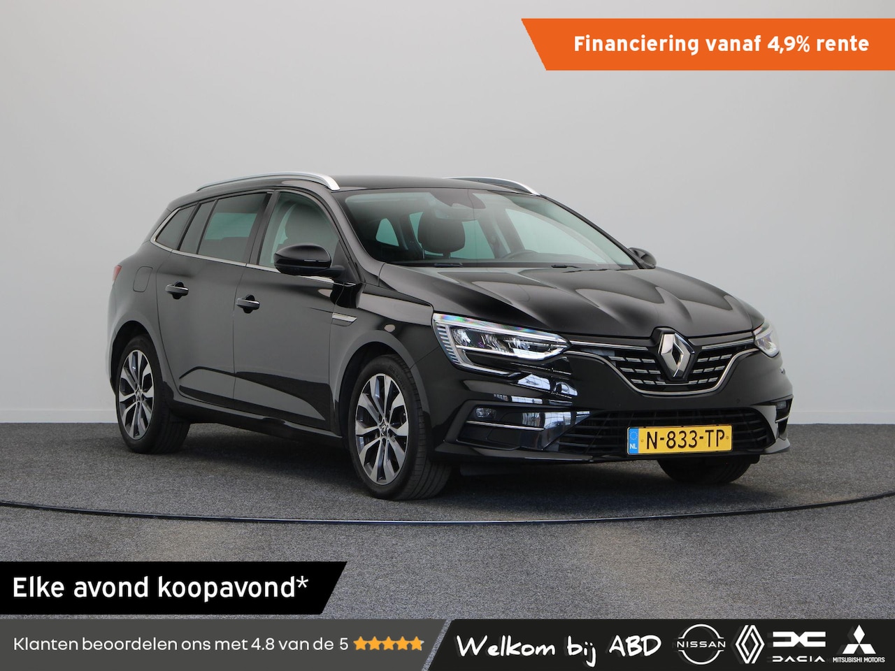 Renault Mégane Estate - 140pk TCe Intens | Volledig lederen interieur | Elektrische bestuurdersstoel | Head Up Dis - AutoWereld.nl