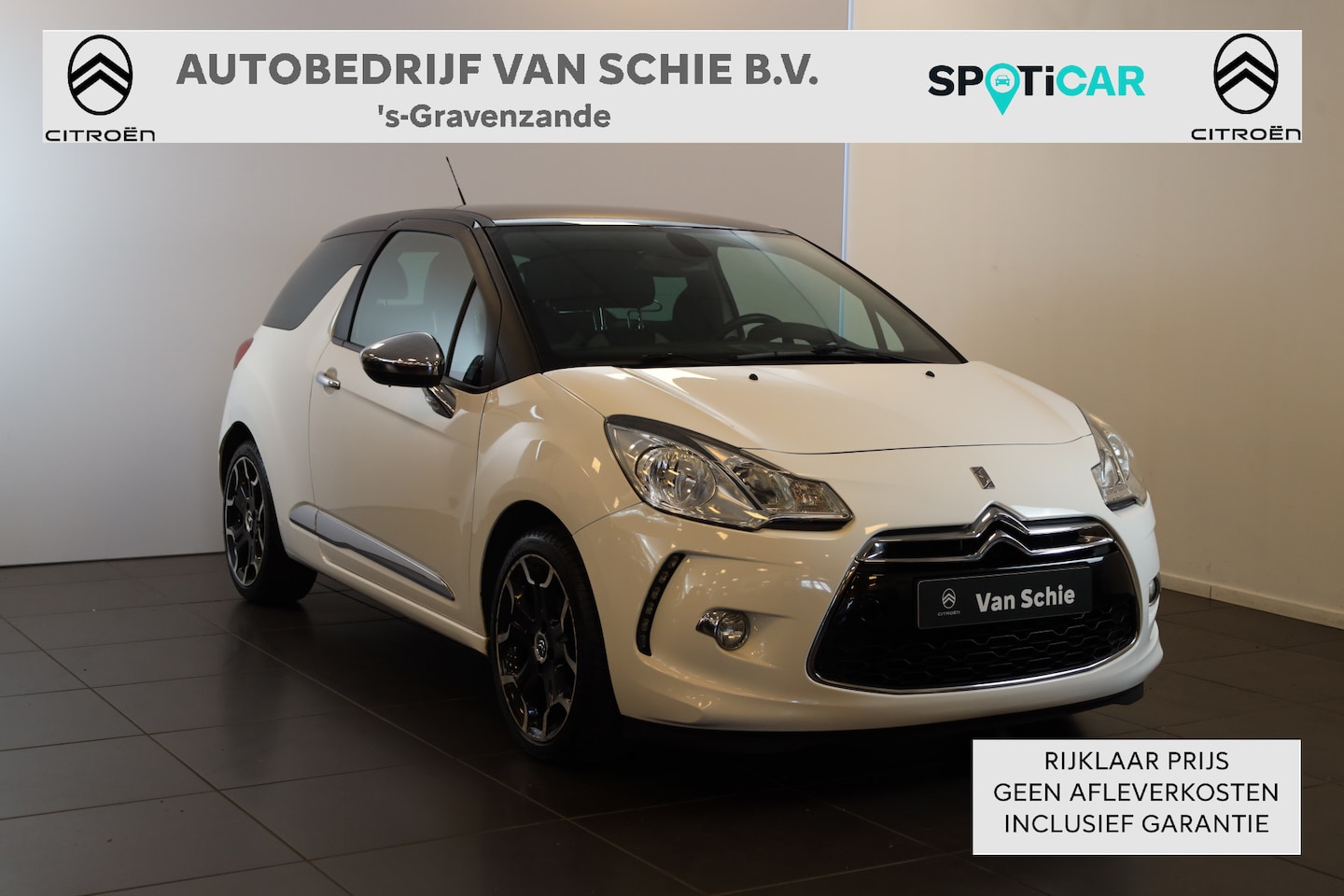 Citroën DS3 - 1.6 e-HDi 90 So Chic 2-Tone Leer | 17" | Navi | HiFi - AutoWereld.nl