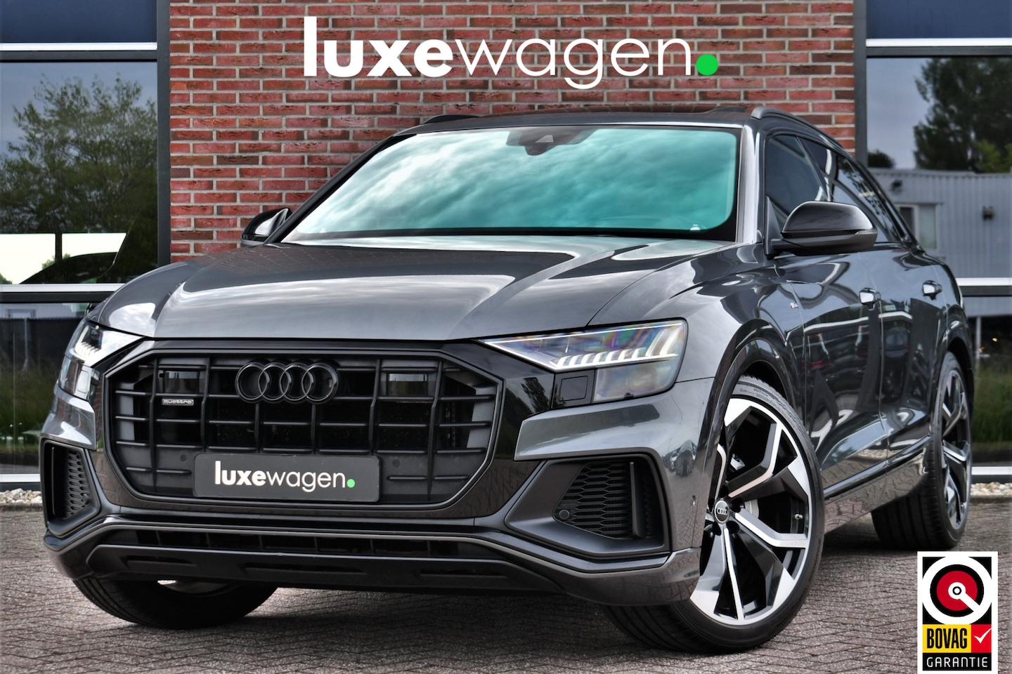Audi Q8 - 50 TDI quattro S-Line Pano S-zetel B&O-high 23inch Trekh HUD ACC Alcantara - AutoWereld.nl