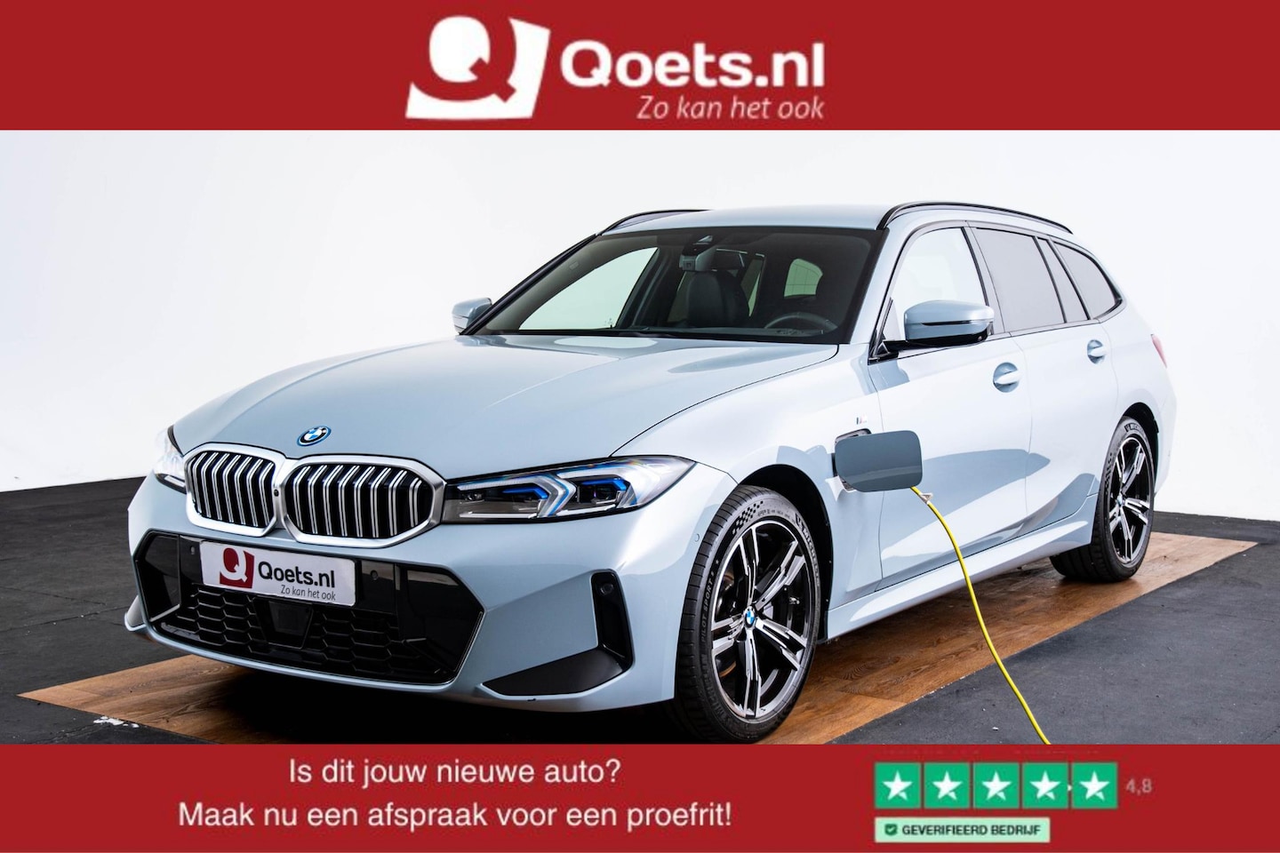 BMW 3-serie Touring - 330e xDrive M Sport - Active Cruise Control - Getinte ruiten - Zonneschermen achter - Elek - AutoWereld.nl