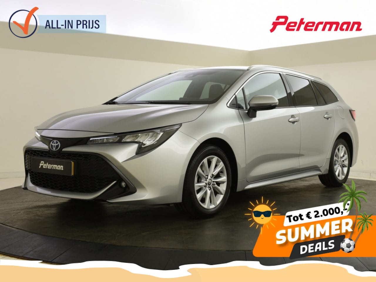 Toyota Corolla Touring Sports - 1.8 Hybrid Active Plus | Navigatie | Halfleer | Stoelverw. - AutoWereld.nl