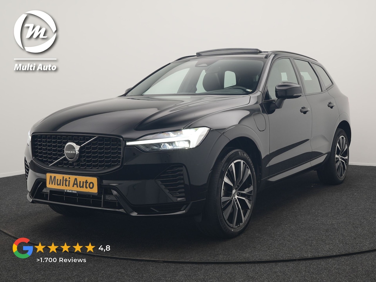 Volvo XC60 - T8 AWD R-Design LONG RANGE PHEV 455pk Dealer O.H. | Trekhaak Af Fabriek | Panodak | Ledere - AutoWereld.nl