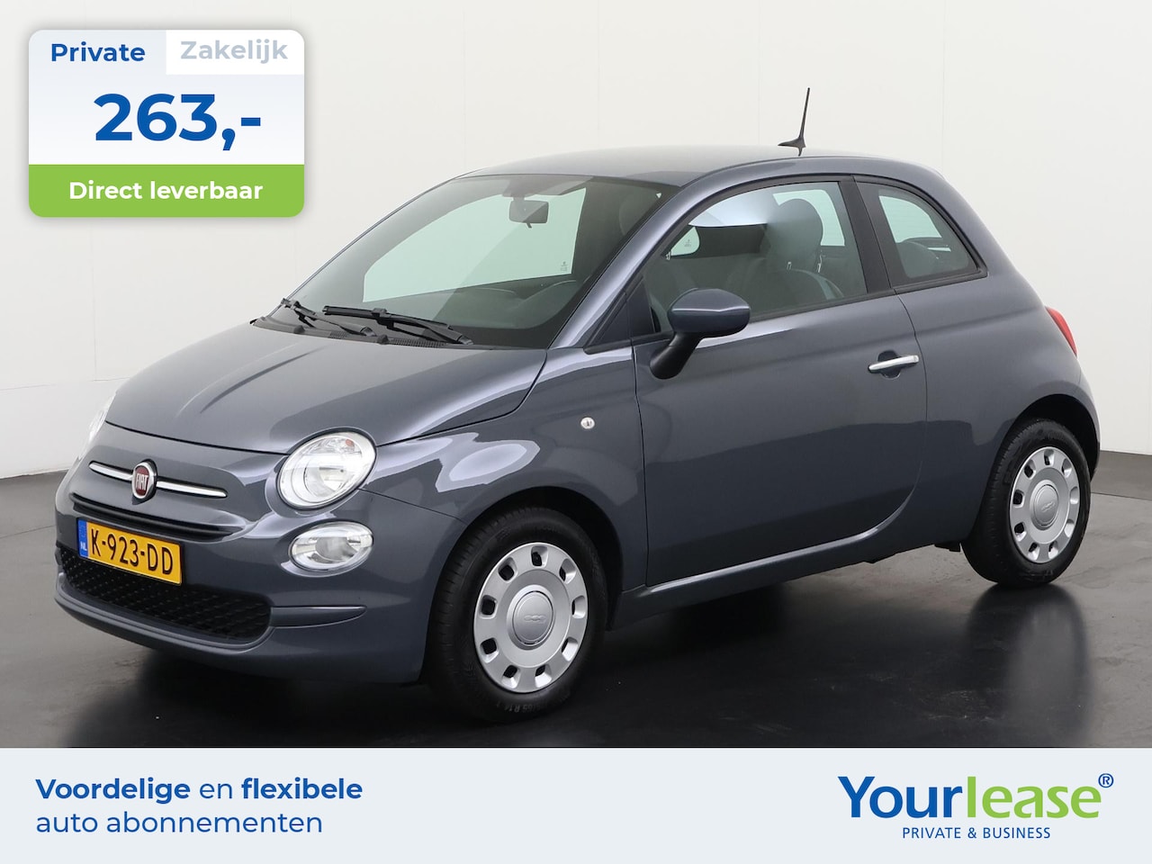 Fiat 500 - 1.0 Hybrid Pop | All-in 263,- Private Lease | Direct uit voorraad - AutoWereld.nl
