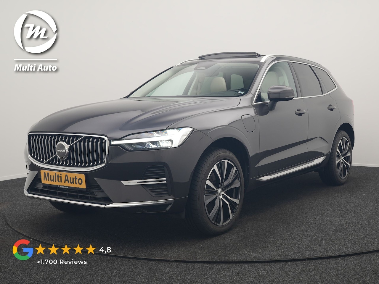 Volvo XC60 - T6 AWD Plus Bright LONG RANGE PHEV 350pk Dealer O.H. | Panodak | Adaptive Cruise | Camera - AutoWereld.nl
