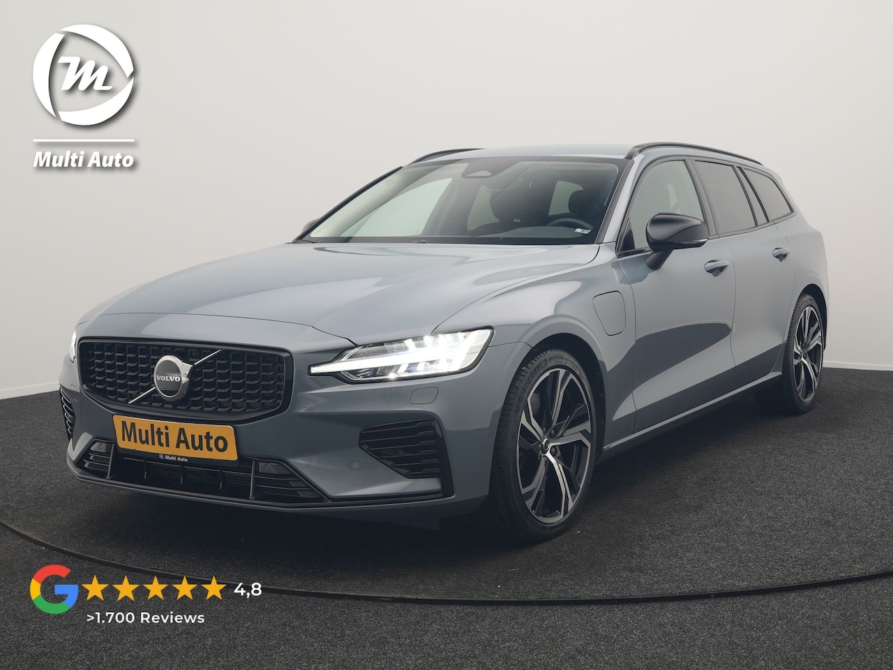 Volvo V60 - T6 AWD Plus Dark LONG RANGE PHEV 350pk Dealer O.H. | Adaptive Cruise | Camera | Harman / K - AutoWereld.nl