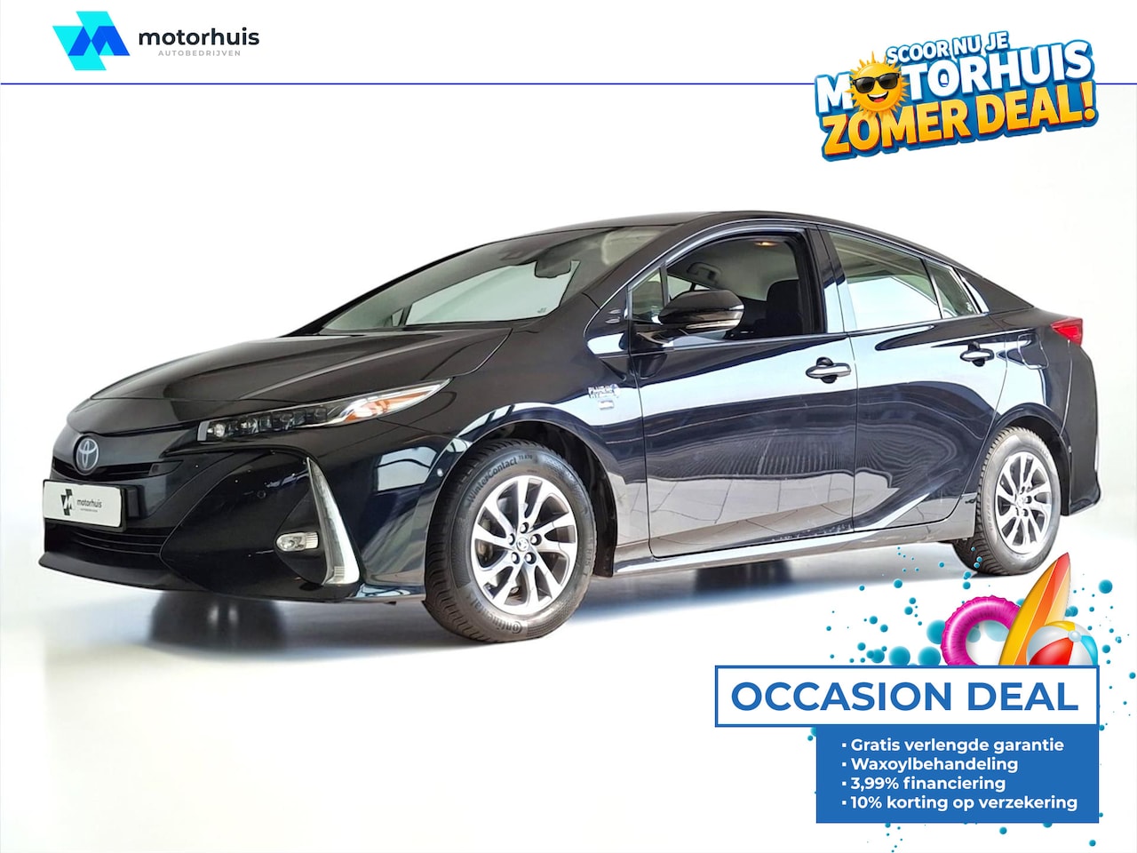 Toyota Prius - 1.8 Plug-in Hybrid 122PK Executive AUTOMAAT HUD NAVI LED CAMERA STOELV - AutoWereld.nl
