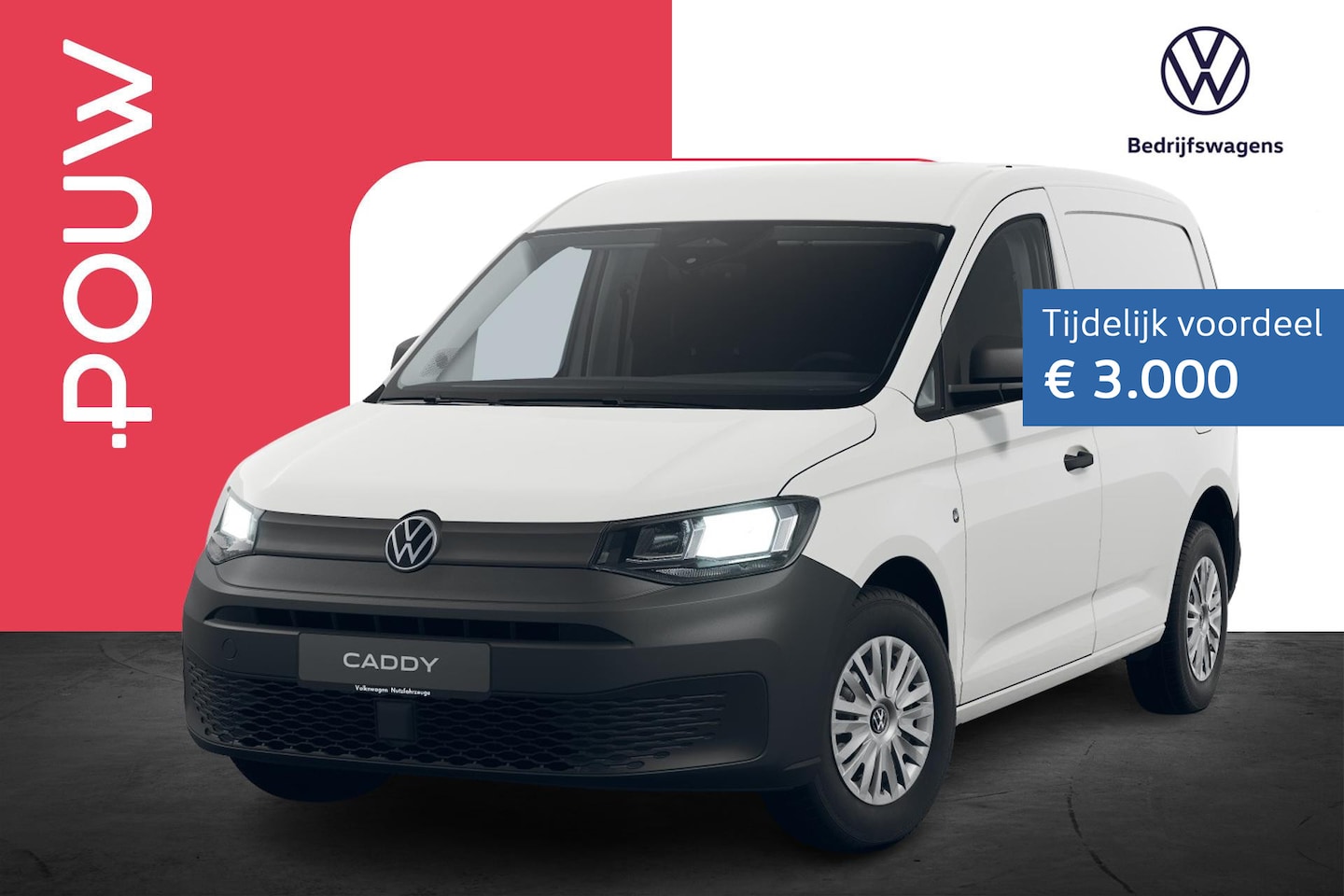 Volkswagen Caddy Cargo - 2.0 TDI 75pk Comfort | Trekhaak | Airco - AutoWereld.nl