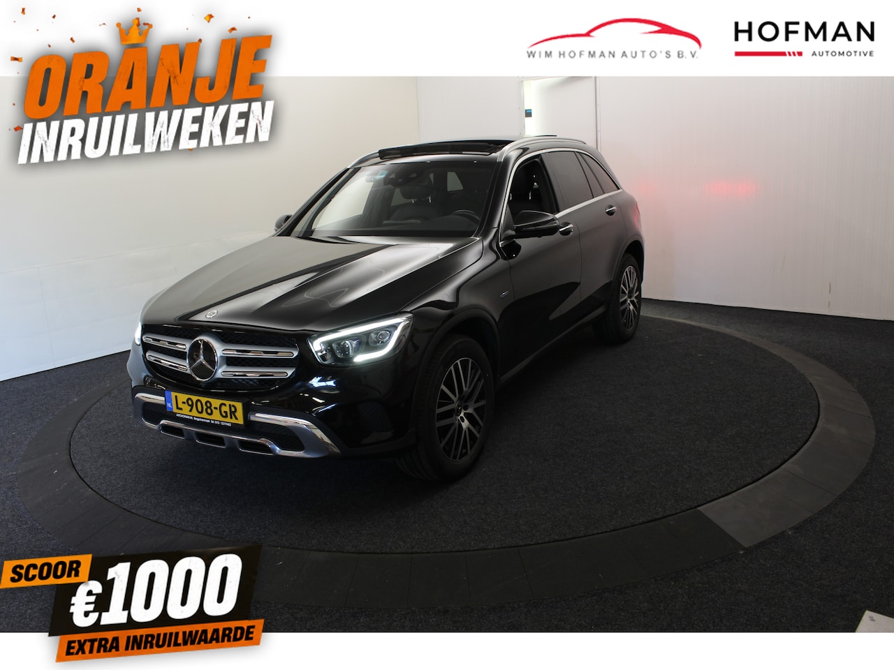 Mercedes-Benz GLC-klasse - 300e 4MATIC Panodak el trekh+aKlep Vol leder 360° Camera Business Solution Luxury - AutoWereld.nl