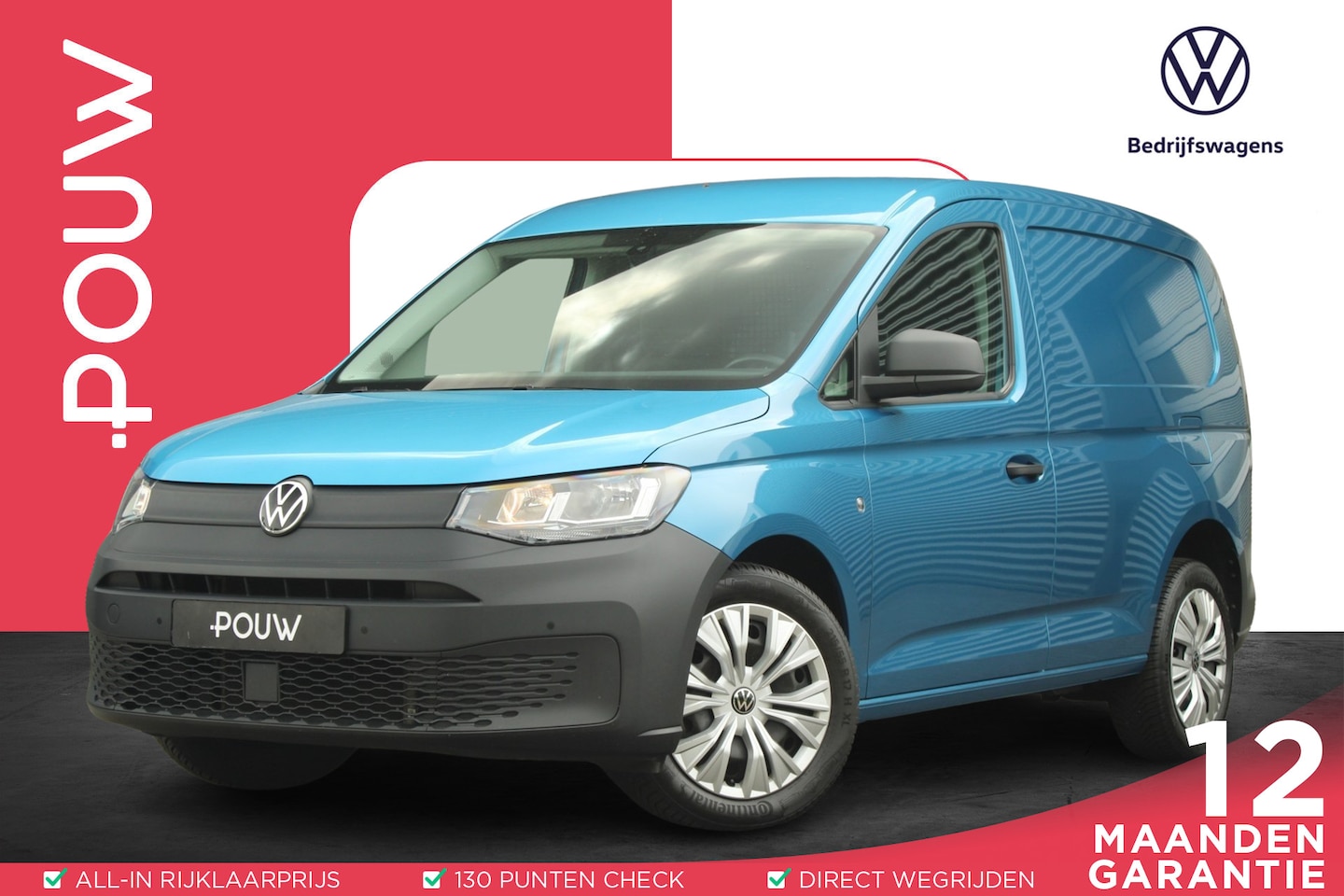 Volkswagen Caddy Cargo - 2.0 TDI 122pk DSG Comfort | Winter Pakket | Cruise Control | Trekhaak | Apple Carplay - AutoWereld.nl