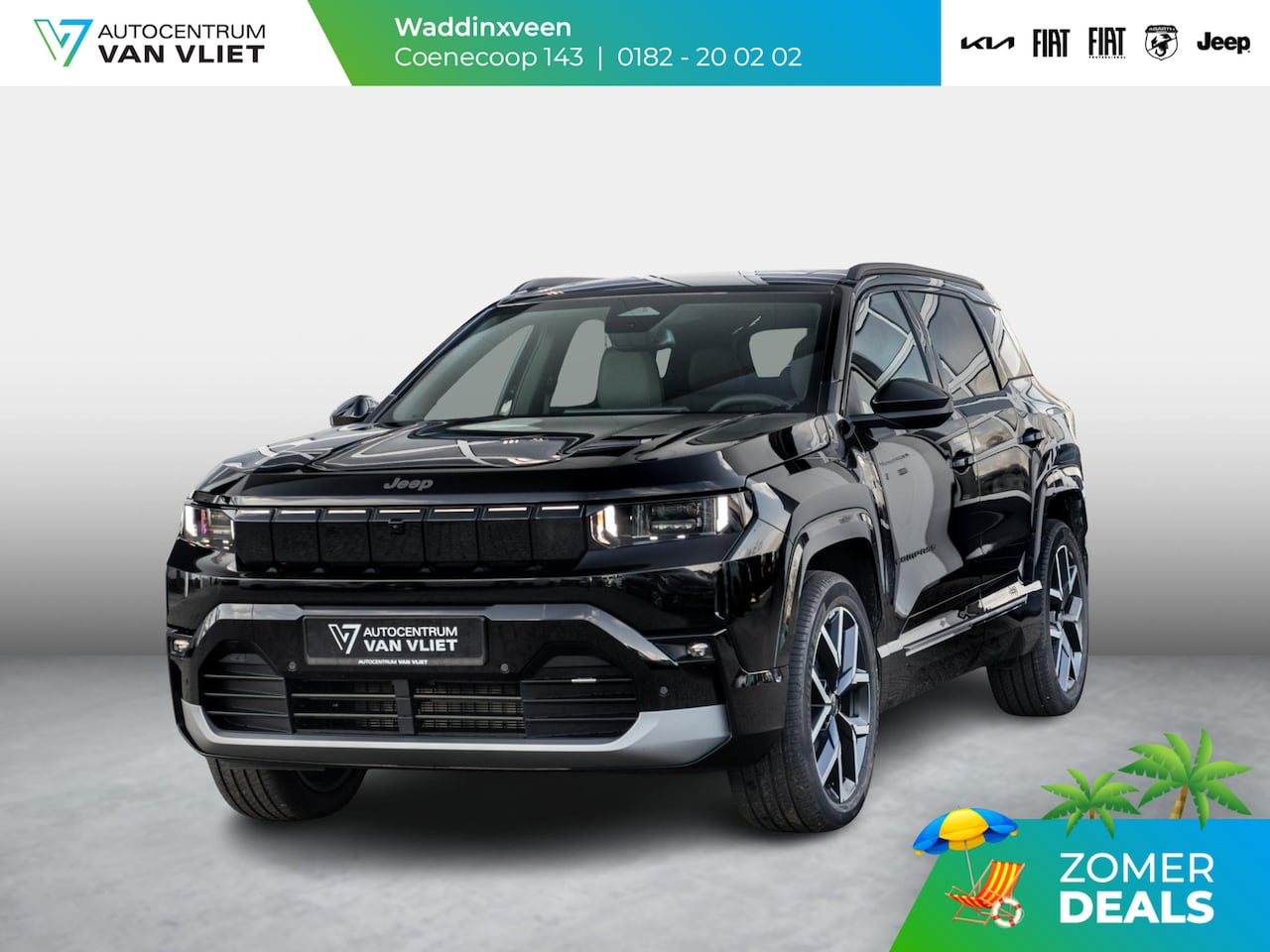 Jeep Compass - First Edition 74 kWh | Adapt. Cruise | Camera | Carplay | 20" | Elektr. A-Klep | Navi | Wi - AutoWereld.nl