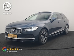 Volvo V90 - T6 AWD Plus Bright LONG RANGE PHEV 350pk Dealer O.H. | Trekhaak Af Fabriek | Panodak | Ada