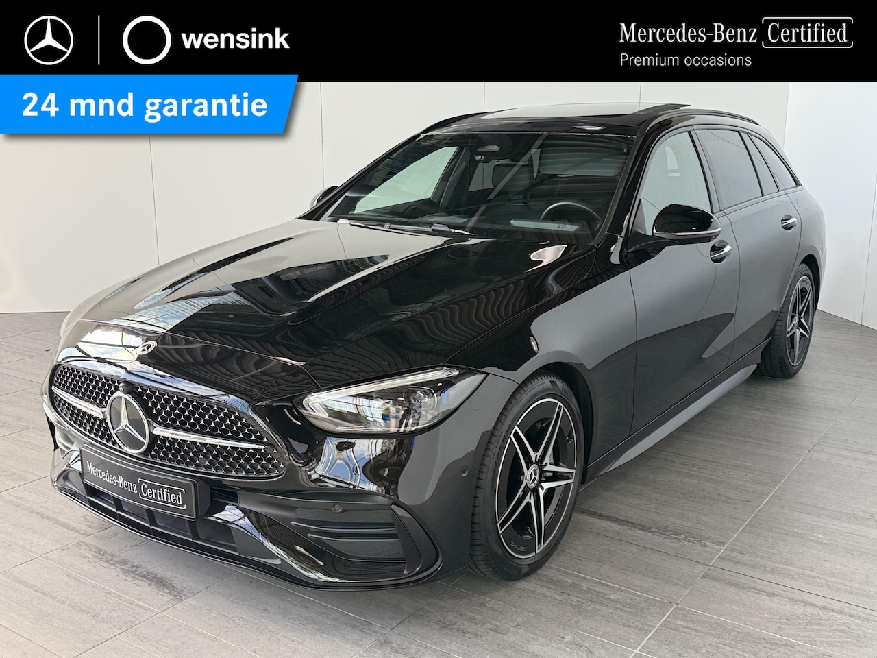 Mercedes-Benz C-klasse Estate - 180 Business Solution AMG | Night | Panoramdak | Memory stoelen | 360 camera | Sfeerverlic - AutoWereld.nl