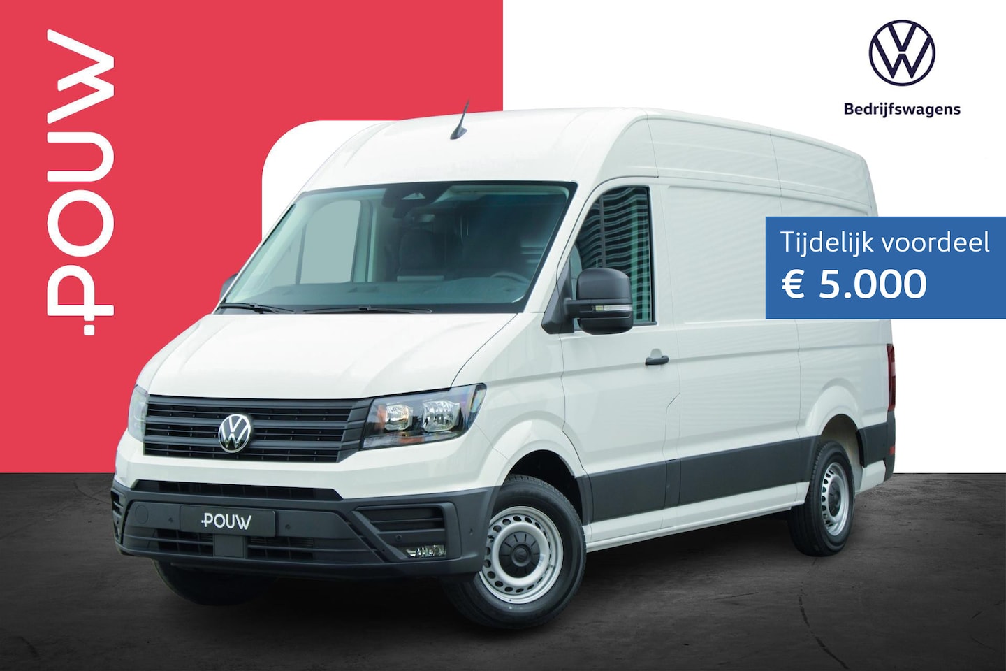 Volkswagen Crafter - 35 2.0 TDI 140pk L3H3 Highline | Zij Schuifdeur Rechts | Vering Verzwaard | Trekhaak - AutoWereld.nl