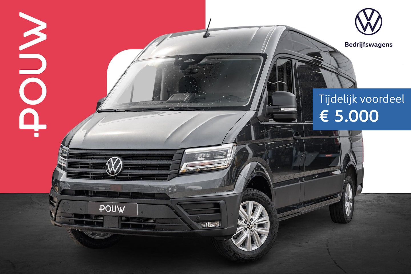 Volkswagen Crafter - 35 2.0 TDI 164pk L3H3 Exclusive EURO VI RWD | LED-Koplampen | Trekhaak | 3500KG Trekgewich - AutoWereld.nl