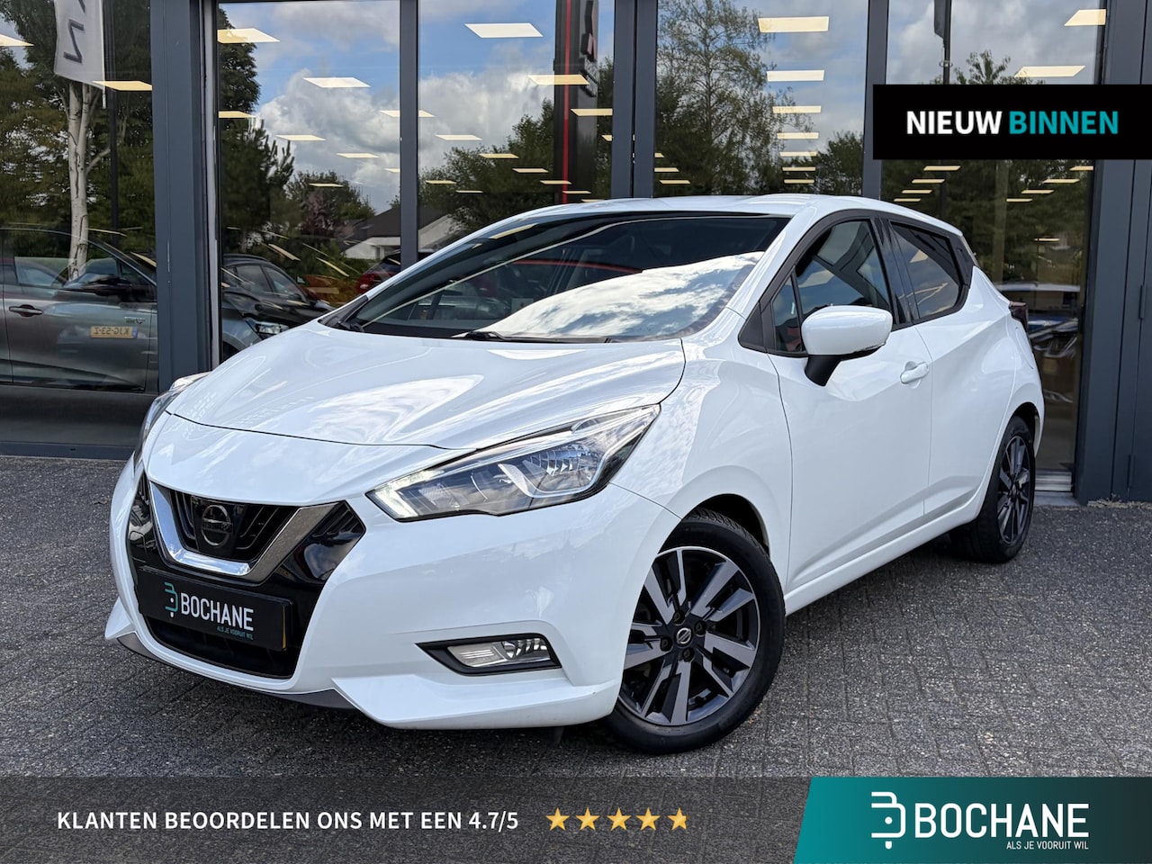 Nissan Micra - 0.9 IG-T N-Connecta Applecarplay/Androidauto | Navigatie | startstop Systeem | - AutoWereld.nl