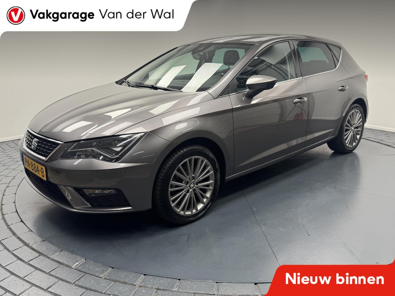 SEAT Leon - 1.4 TSi Xcellence Navigatie-Cr.contr-Clima-Carplay-Camera-Parkeersensoren-Lm17''velgen-Afn - AutoWereld.nl