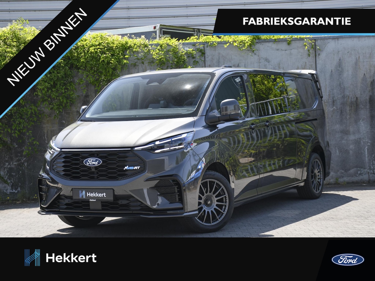 Ford Transit Custom - E-Transit MS-RT 320 DC L2H1 71kWh 286pk Automaat 19''LM | KUIPSTOELEN LEDER | WINTER PACK - AutoWereld.nl