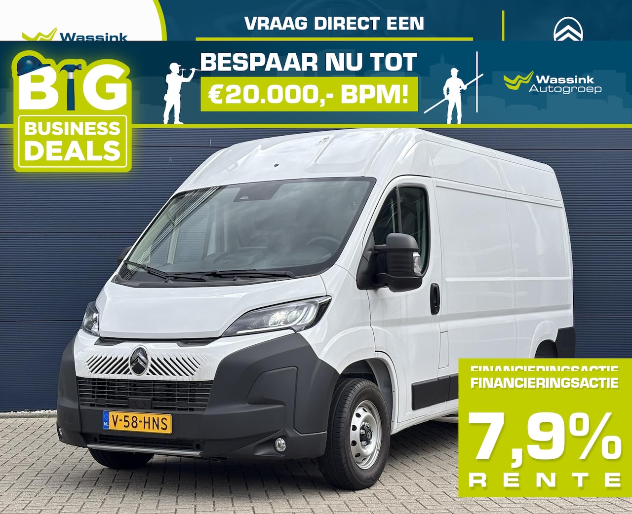 Citroën Jumper - GB 3.5t 2.2 BlueHDi 140pk L2H2 | Trekhaak | Camera | Apple CarPlay/ Android Auto | - AutoWereld.nl