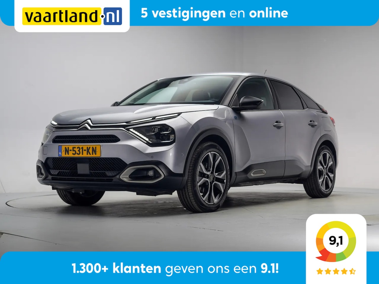 Citroën Ë-C4 - Feel Edition 50 kWh [ LED Adapt.cruise Navi Apple/Android ] - AutoWereld.nl