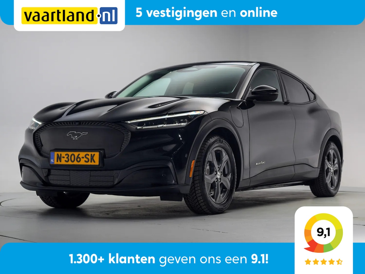Ford Mustang Mach-E - 75 kWh RWD [ B&O Leder Navi Camera Stuur-&stoelverwarming ] - AutoWereld.nl