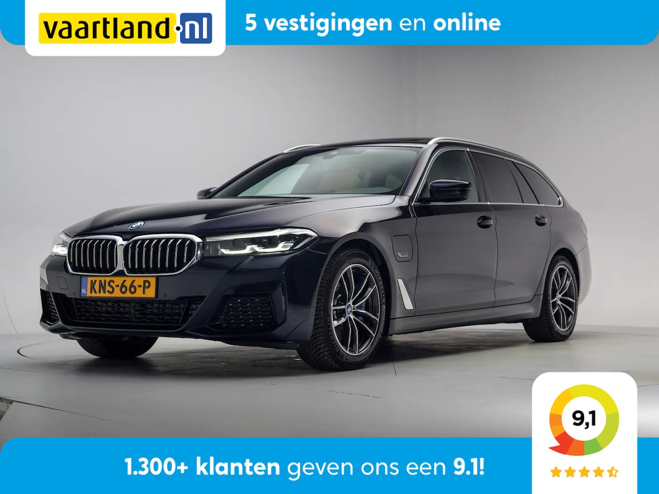 BMW 5-serie Touring - 520e M Sport Business Plus [ Panorama Leder Comfortstoelen Live-cockpit prof. ] - AutoWereld.nl