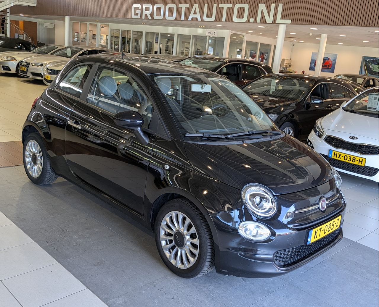 Fiat 500 - 0.9 TwinAir Turbo Popstar Airco, Stuurbekrachtiging - AutoWereld.nl