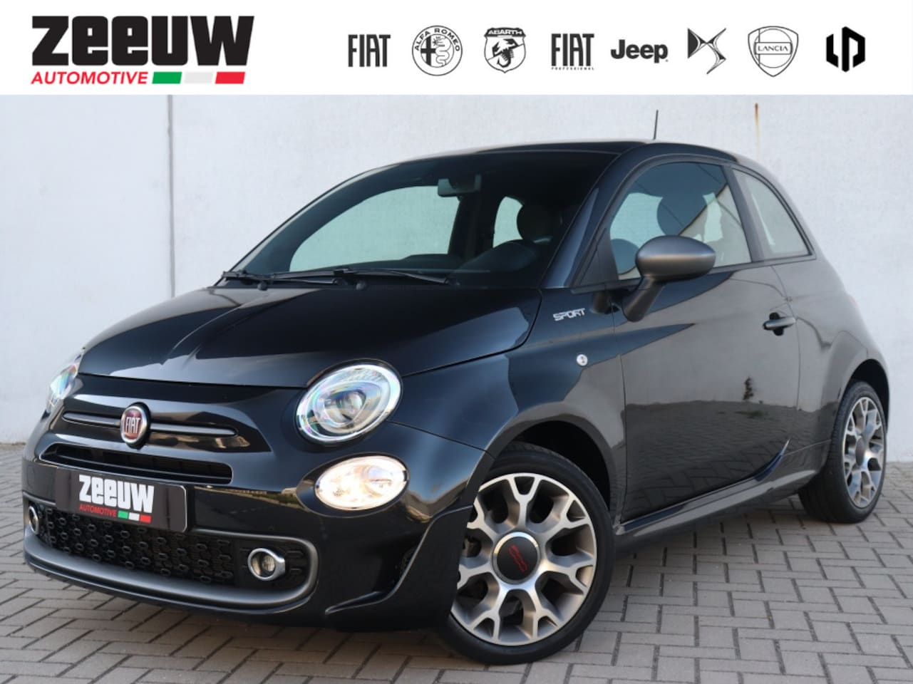 Fiat 500 - 1.0 Hybrid 70 PK Sport | Navi | Carplay | Clima | 16" - AutoWereld.nl