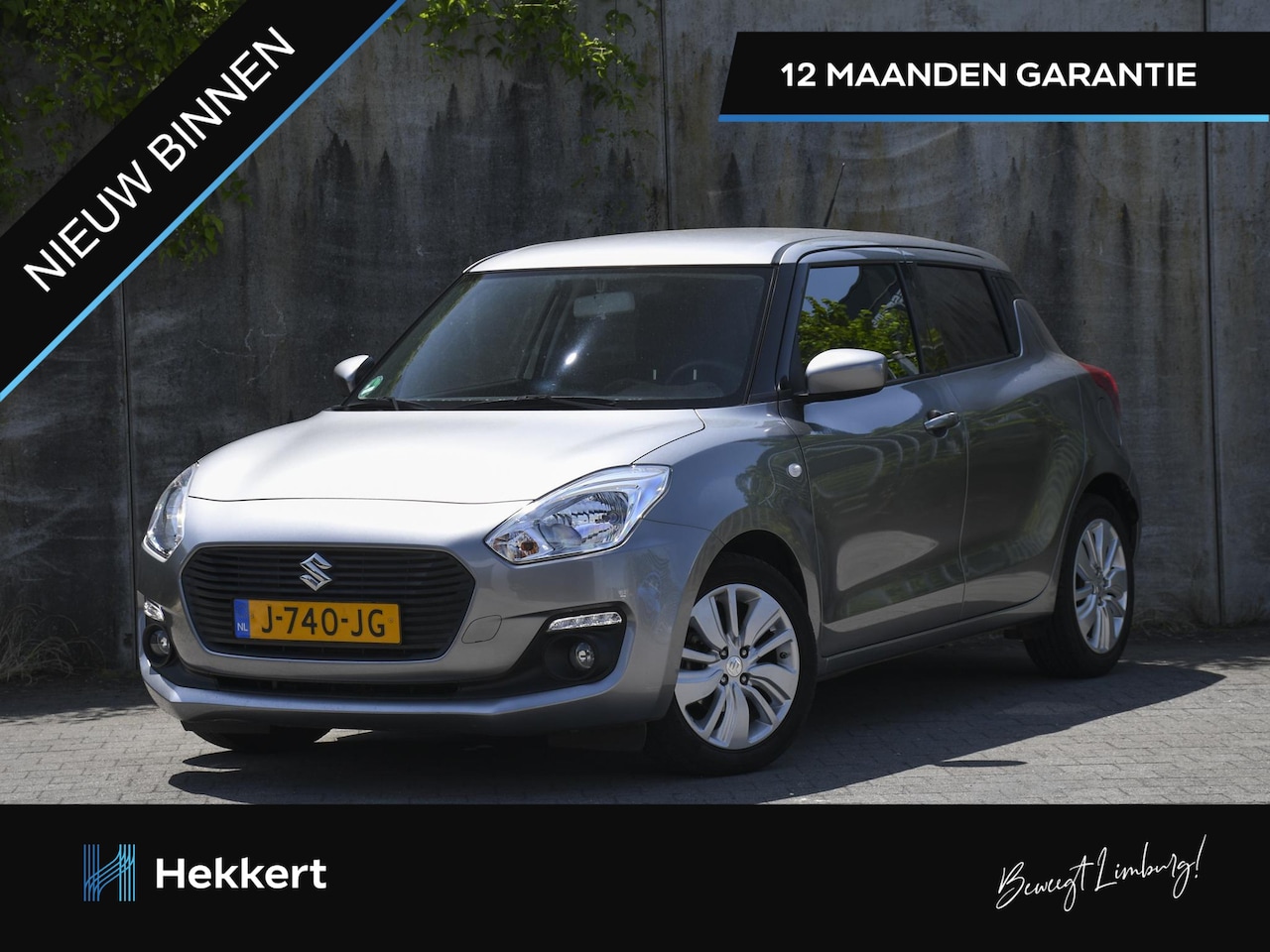 Suzuki Swift - Select 1.2 Smart Hybrid 90pk 100% DEALER ONDERH. | CAMERA | STOELVERW. VOOR | AIRCO | 16'' - AutoWereld.nl