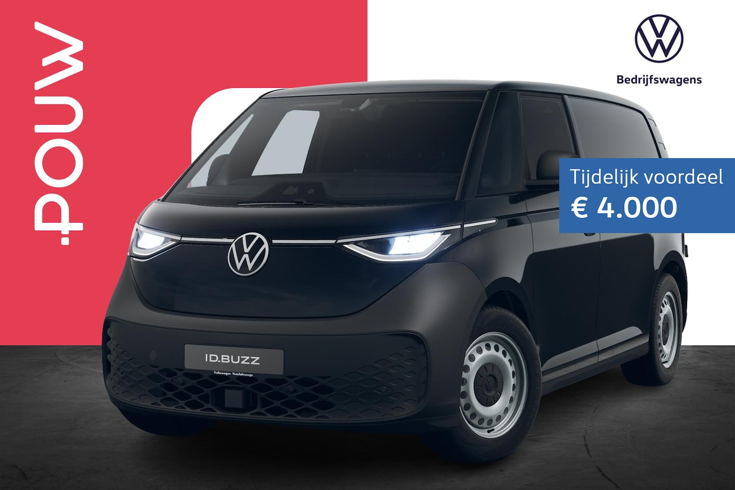 Volkswagen ID. Buzz Cargo - 190pk Economy Limited Edition 59 kWh | Stoelverwarming | Trekhaak Wegklapbaar - AutoWereld.nl