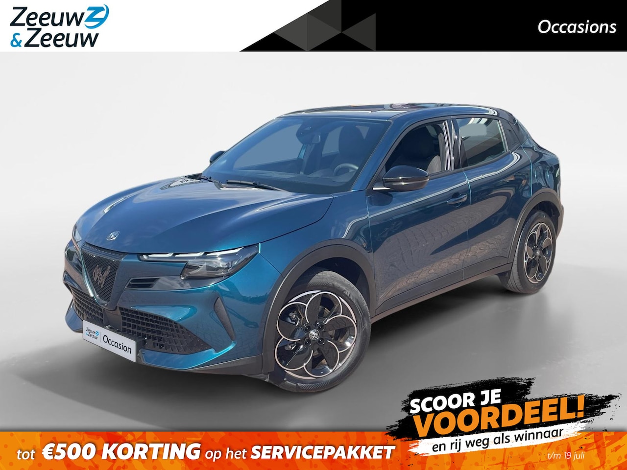 Alfa Romeo Junior - Elettrica 54 kWh *Carplay*Climate Control*Adapt. Cruise Control*LM Velgen*Mooie auto! - AutoWereld.nl