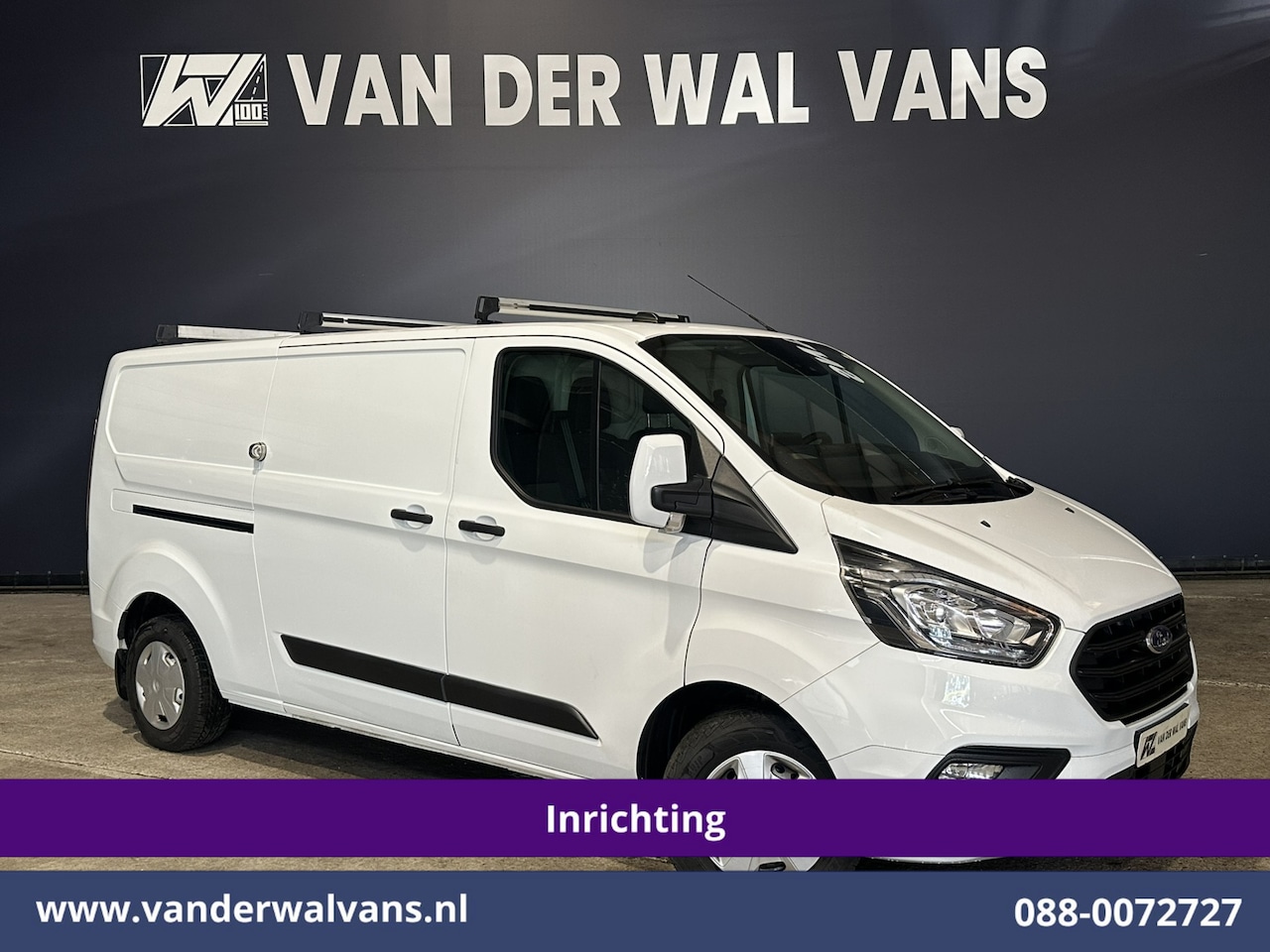 Ford Transit Custom - 2.0 TDCI 108pk L2H1 Inrichting Euro6 Airco | Navigatie | Apple Carplay | LED | Cruisecontr - AutoWereld.nl
