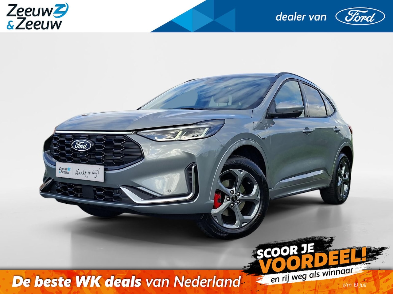Ford Kuga - 2.5 PHEV ST-Line X | Driver Assistancepack | El. Trekhaak | 360Camera | Adaptive Cruisecon - AutoWereld.nl