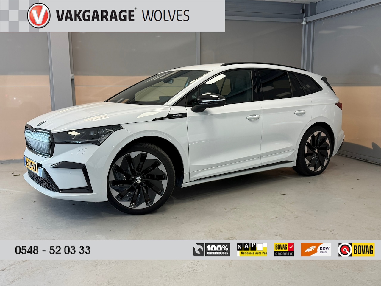 Skoda Enyaq iV - 60 Sportline | CAMERA | 21"LM VELGEN | MATRIX |TREKHAAK | NAVI | - AutoWereld.nl