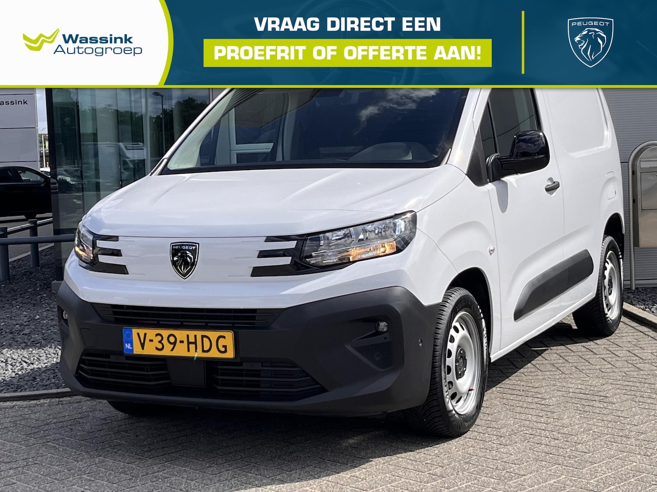 Peugeot Partner - 1.5 BlueHDi 130 EAT8 S&S L1 Automaat | Navigatie | Camera achter | 2 Zits | Airconditionin - AutoWereld.nl