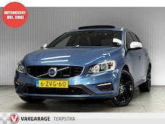 Volvo V60 - 2.4 D6 AWD Plug-In Hybrid R-Design/ D-Riem Verv 164.000KM/ Automaat/ Trekhaak/ Schuif-Kant