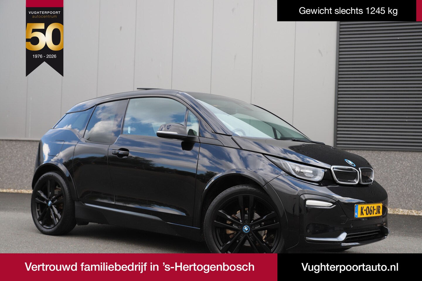 BMW i3 - S 184pk Dark Shadow 120Ah 42 kWh/ Sunroof/Leder/H-Kardon/Adaptive/W-pomp - AutoWereld.nl