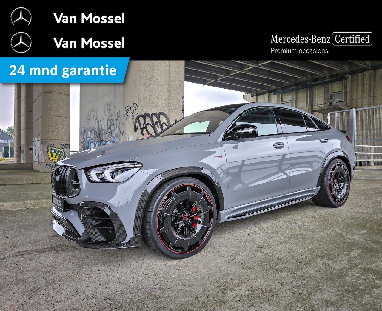Mercedes-Benz GLE-Klasse Coupé - AMG 63 S 4MATIC+ / BRABUS ROCKET 900/ EINZELSTUCK/ 1 of 25/ 24 inch/ Direct available - AutoWereld.nl