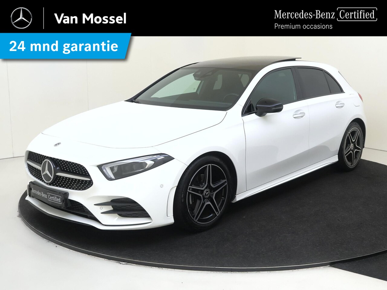 Mercedes-Benz A-klasse - 180 Business Solution AMG / Panaroma-dak / Memory-Stoelen / Night-Pakket / Achteruitrijcam - AutoWereld.nl