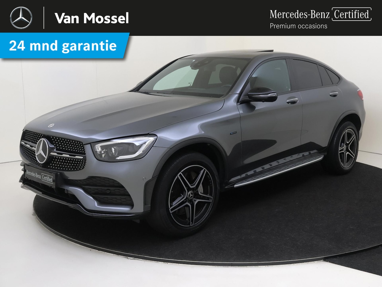 Mercedes-Benz GLC-klasse Coupé - 300e 4MATIC Business Solution AMG / Panorama-dak / Burmester / Night-Pakket / 360Graden-Ca - AutoWereld.nl