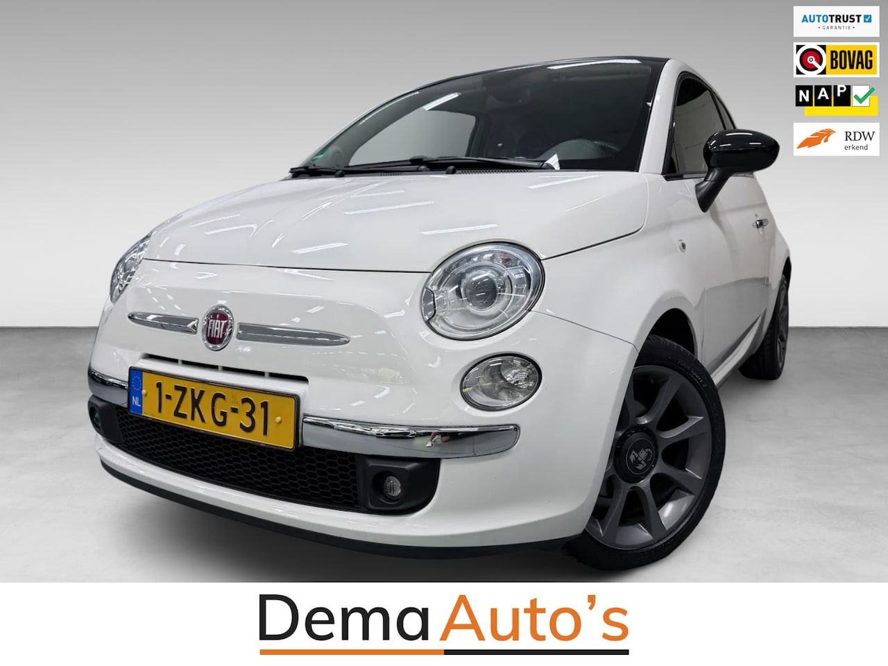 Fiat 500 C - 0.9 TwinAir Turbo Cult LEDER/ECC/PDC/SOUNDSYSTEM-FIAT/MP3/// - AutoWereld.nl
