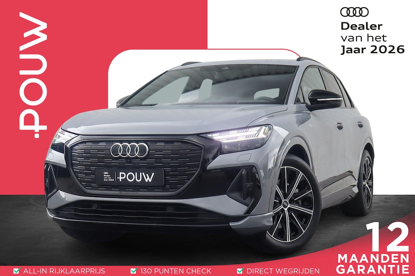 Audi Q4 e-tron - 40 204pk Launch edition S Competition 77 kWh | Sonos Audio | Adaptive Cruise - AutoWereld.nl