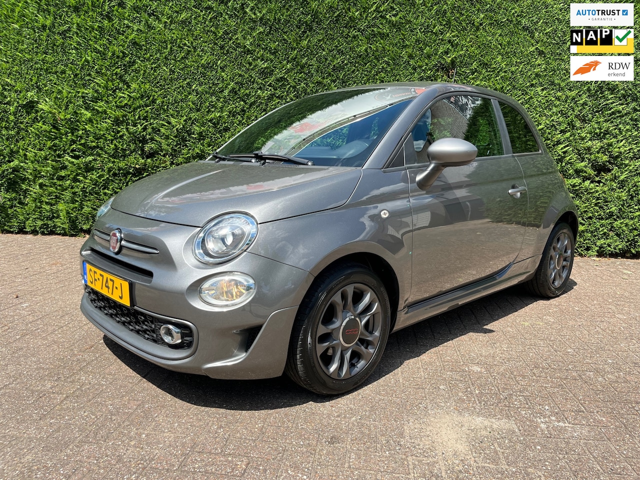 Fiat 500 - 0.9 TwinAir Turbo Sport 0.9 TwinAir Turbo Sport, Apple-carplay, Airco, Cruise, Led, Eerste eigenaar ! - AutoWereld.nl