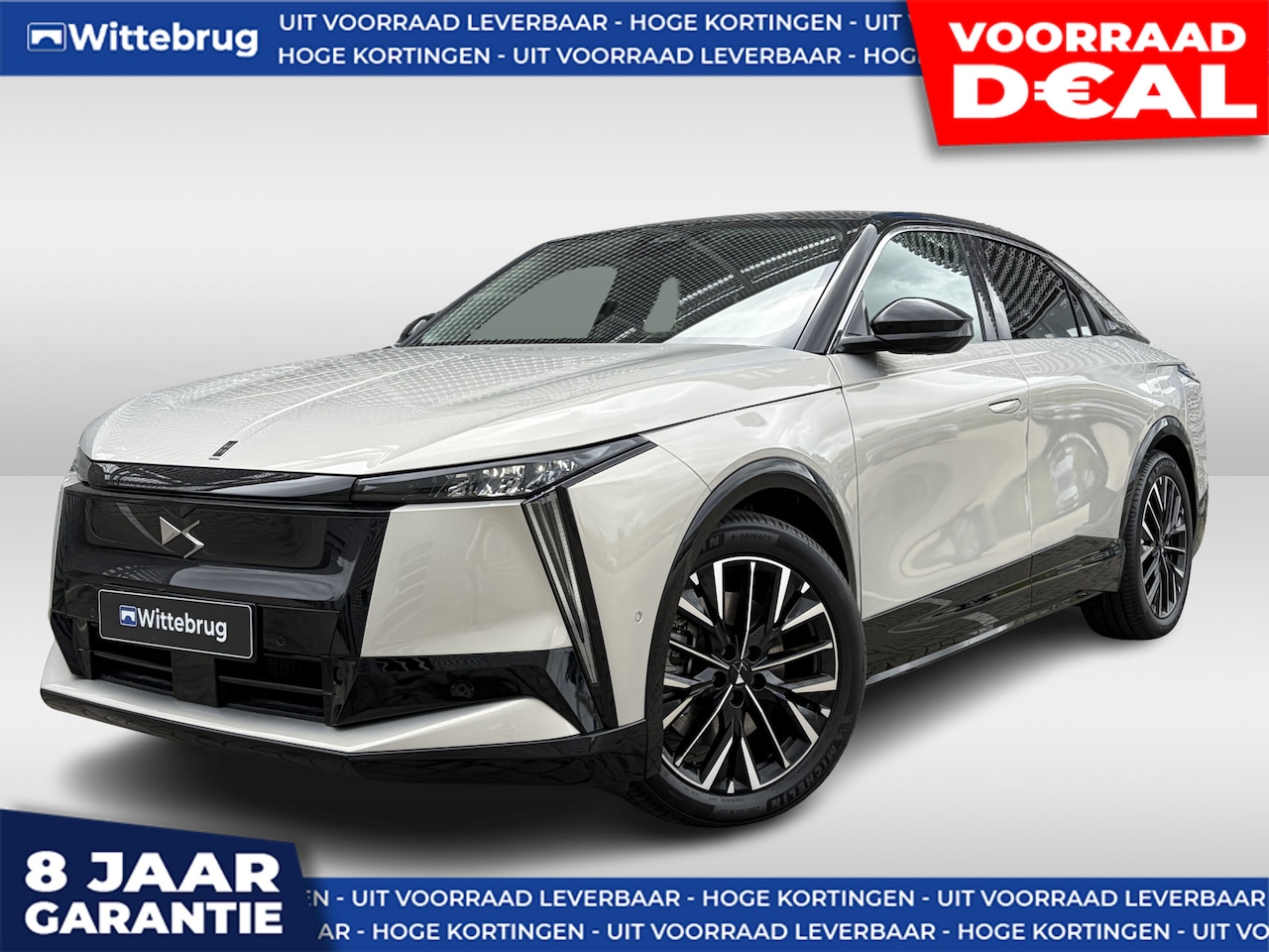 DS No 8 - Long Range Pallas Comfort 97 kWh DIRECT RIJDEN - RIJKLAAR - PANORAMADAK - 20" VELGEN - 8 J - AutoWereld.nl
