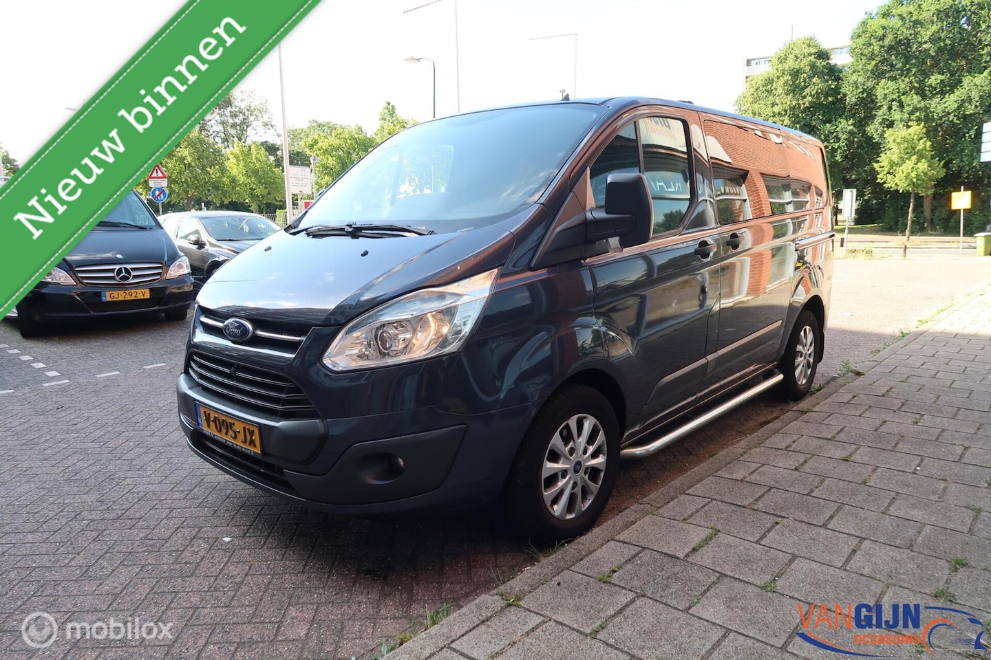 Ford Transit Custom - 270 2.2 TDCI Airco Dubbel Cabine - AutoWereld.nl
