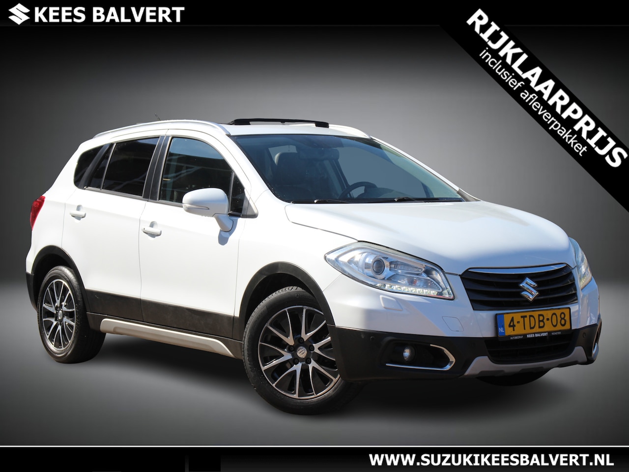 Suzuki SX4 S-Cross - 1.6 High Executive Automaat | Trekhaak | Opendak | Leer | Parkeersensoren | - AutoWereld.nl