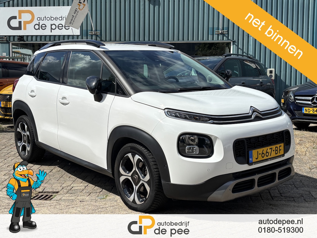 Citroën C3 Aircross - 1.2 PureTech S&S Shine GARANTIE/CRUISE/CLIMA/CARPLAY/PARKEERSENS. V+A/CAMERA/KEYLESS/LICHT - AutoWereld.nl