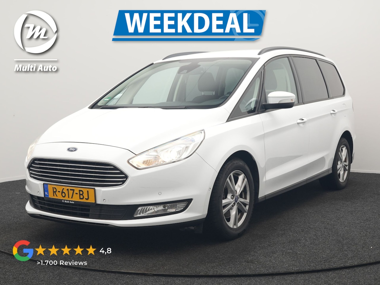 Ford Galaxy - 2.0 Titanium Automaat 7 Persoons 241pk | Camera | Apple Carplay | Voorstoelen Verwarmd | C - AutoWereld.nl