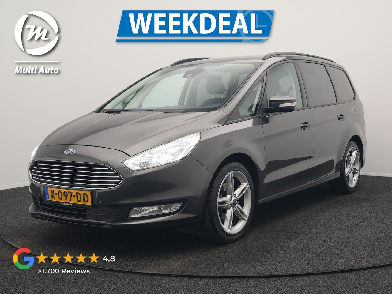 Ford Galaxy - 2.0 Titanium Automaat 7 Persoons 241pk | Camera | Apple Carplay | Voorstoelen Verwarmd | L - AutoWereld.nl