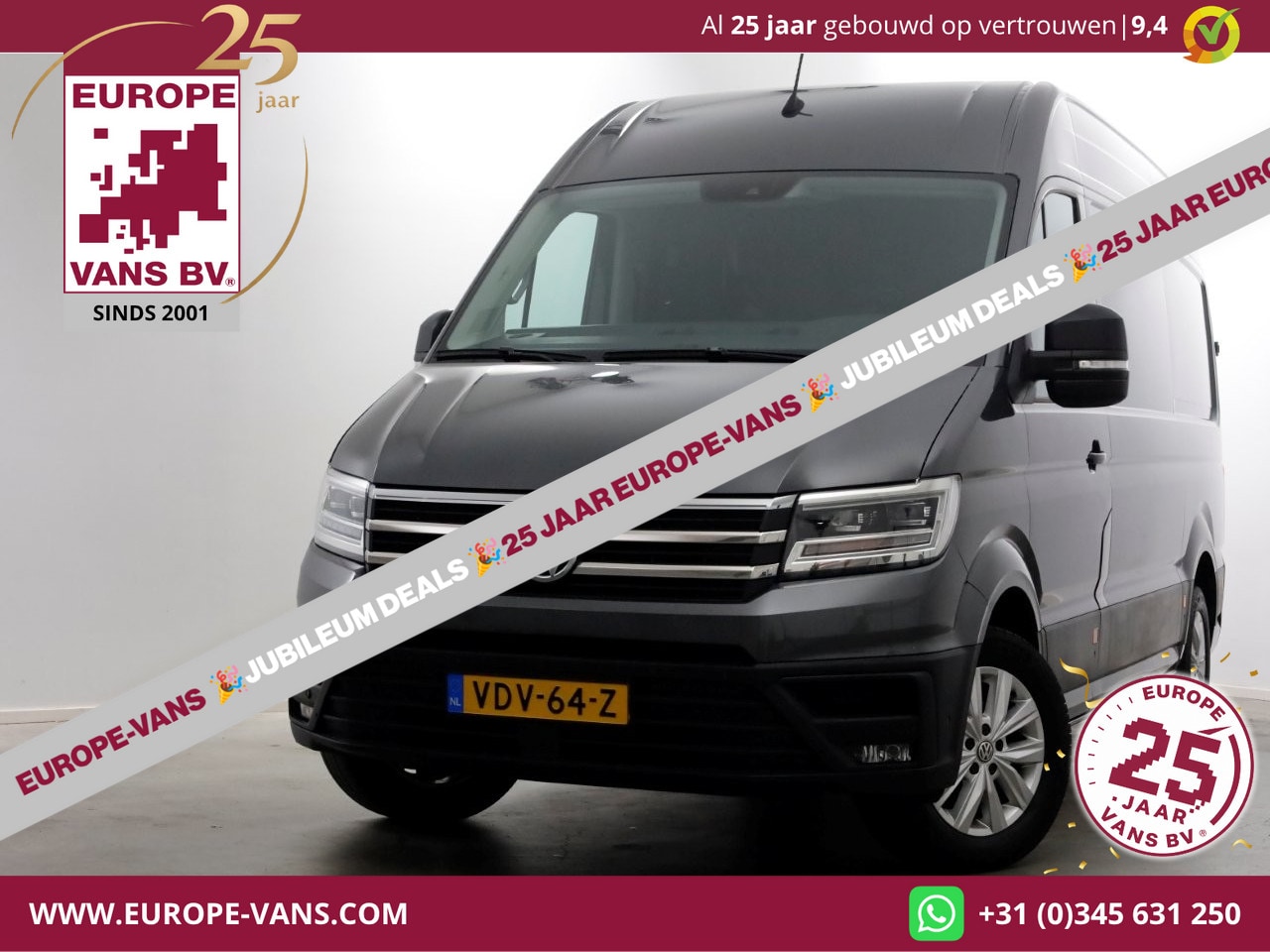 Volkswagen Crafter - 35 2.0 TDI 140pk DSG-Automaat L3H3 (L2H2) Highline ACC/LED/Camera 01-2020 - AutoWereld.nl