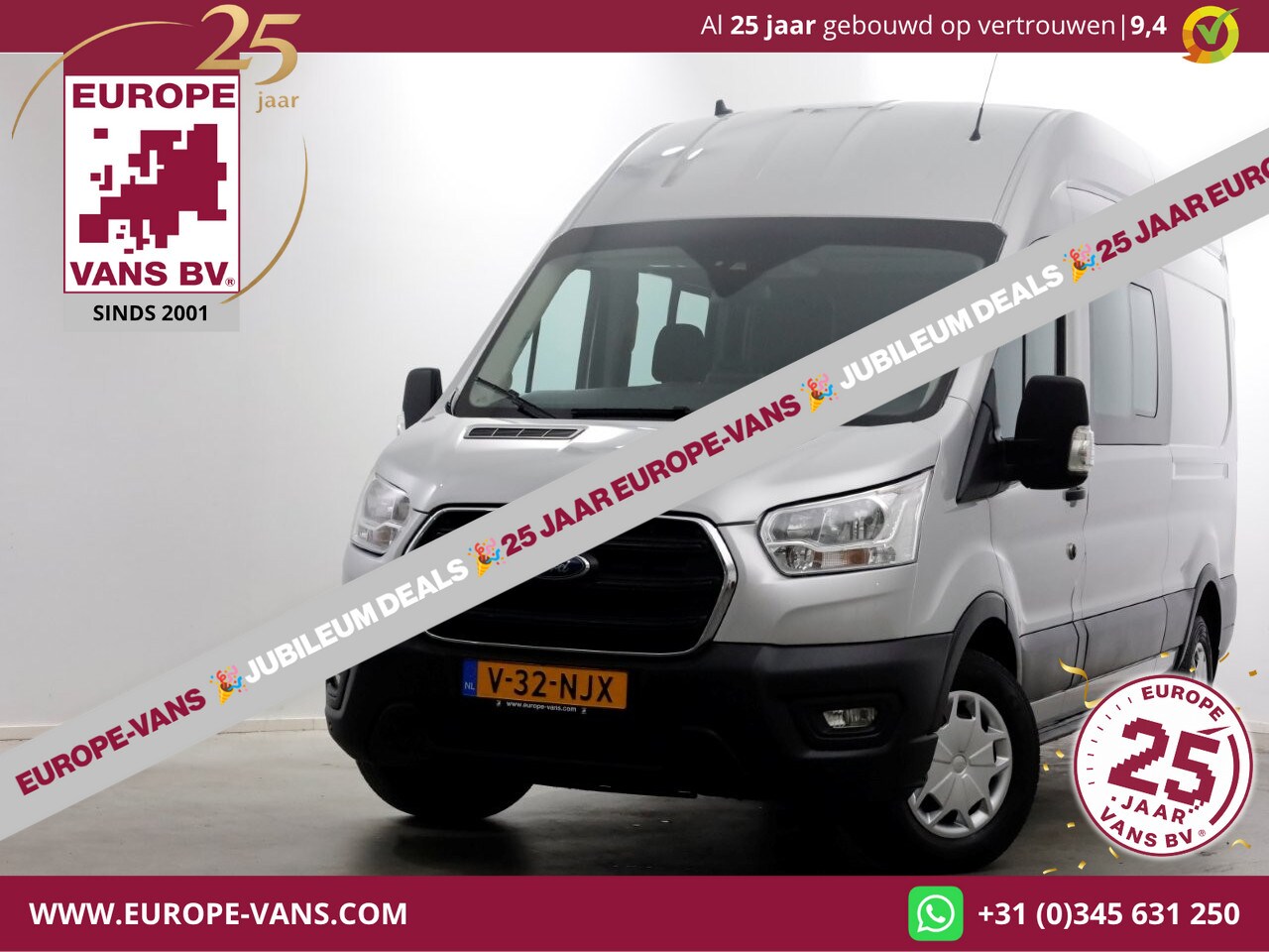 Ford Transit - 350 2.0 TDCI 130pk L3H3 D.C. Trend Airco/Navi/Camera 06-2022 - AutoWereld.nl